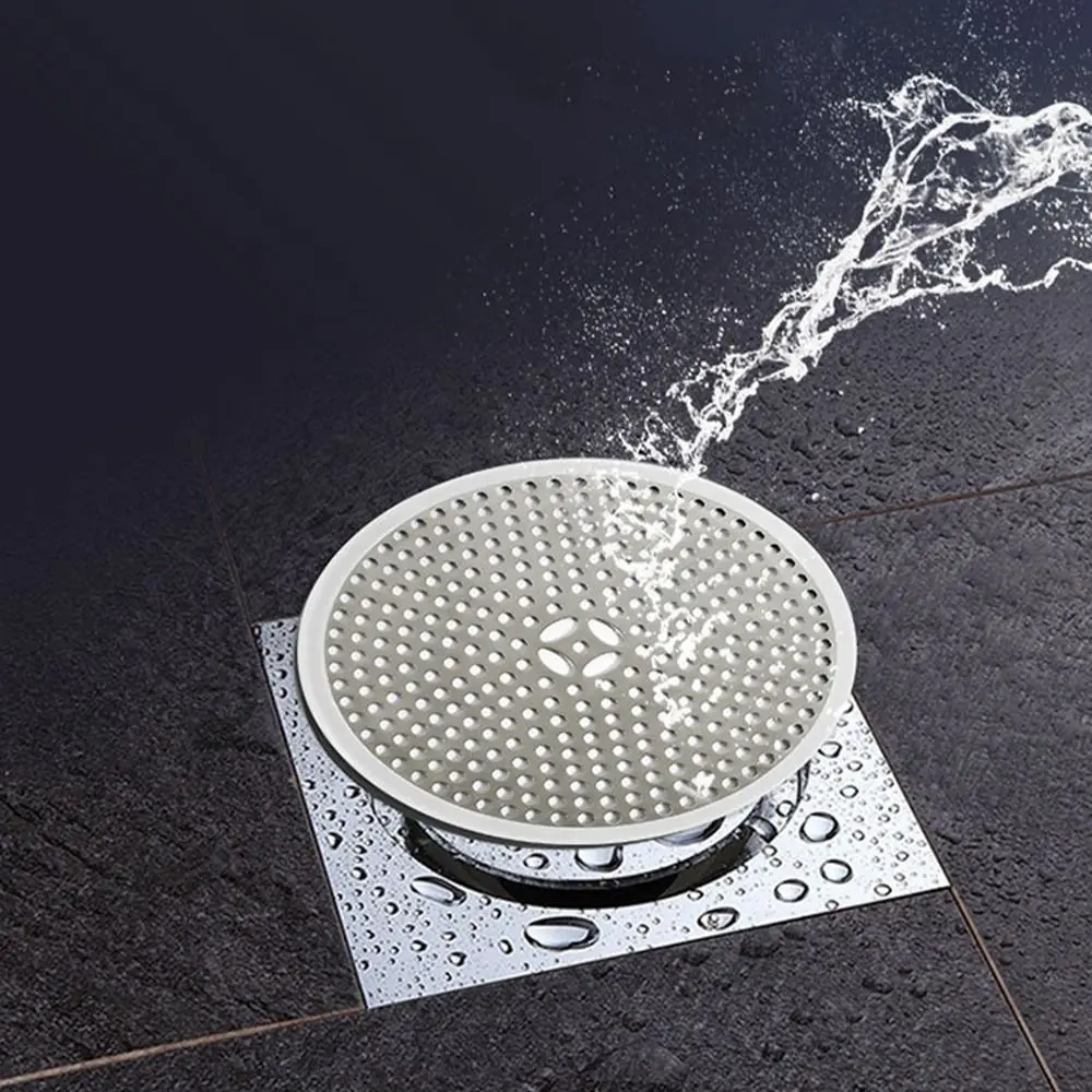 

Stainless Steel Shower Drain Cover Drain Filter Round Anti-clogging Hair Catcher Prevent Debris Sink Strainer Garden