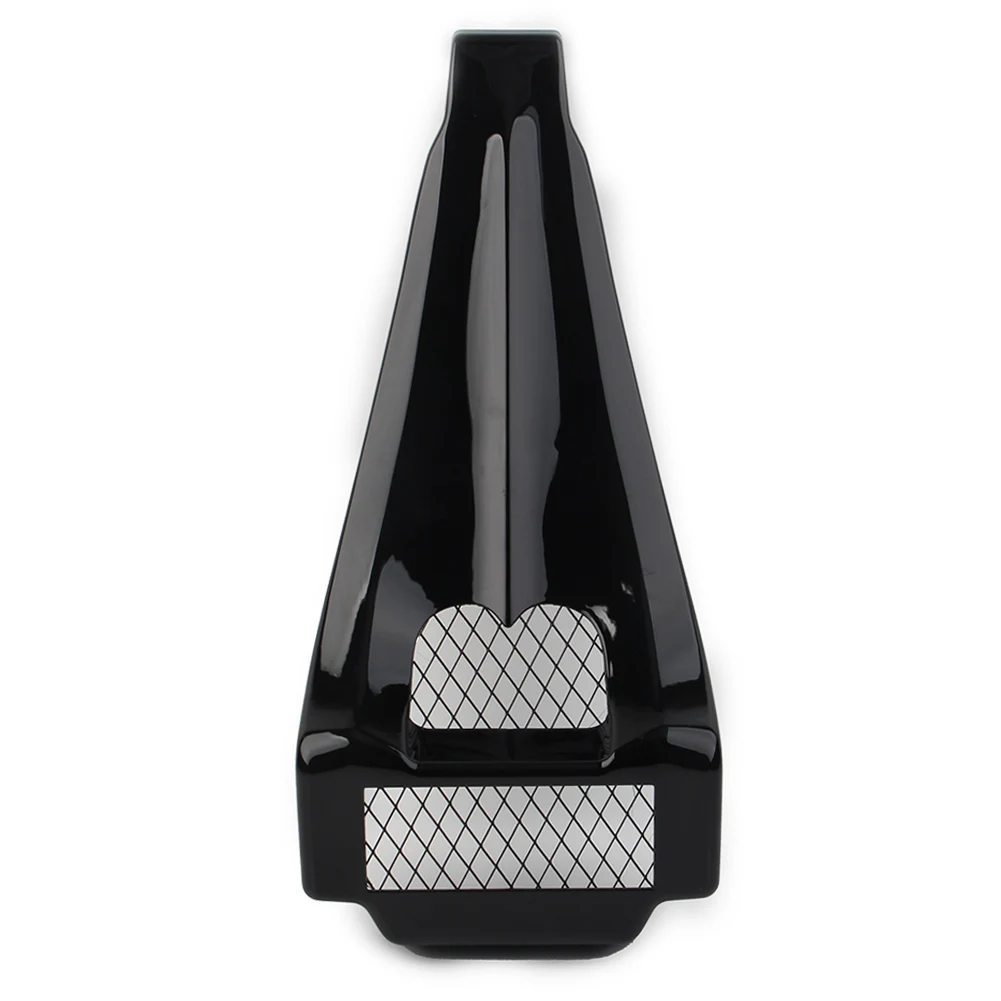 Глянцевый черный защитный спойлер из АБС-пластика для мотоциклистов Harley Touring Road