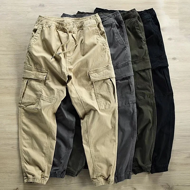 

Cargo Pants Men Multi-pocket Mens Pants Streetwear Hip-Hop Casual Jogging Pant Trousers Male Fashion Trend Student Clothing