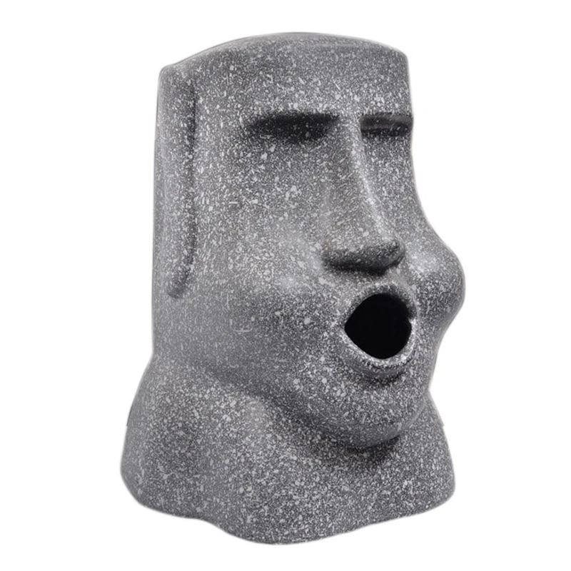 

Креативный держатель для бумаги Moai, коробка для салфеток, каменный держатель для бумаги, гигиенический органайзер для хранения бумаги, орга...