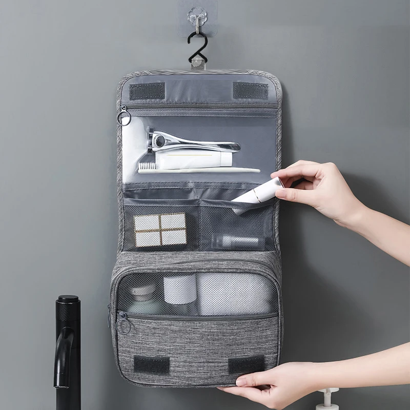 

Women Makeup Travel Organizer High Capacity Waterproof Toiletries Storage Bag