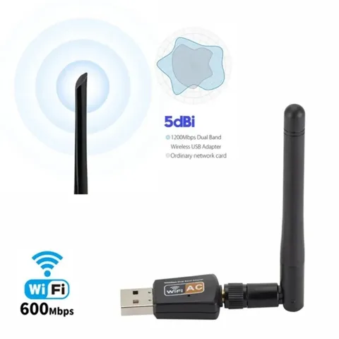 BGGQGG двухдиапазонный Wi-Fi адаптер 600 Mbps