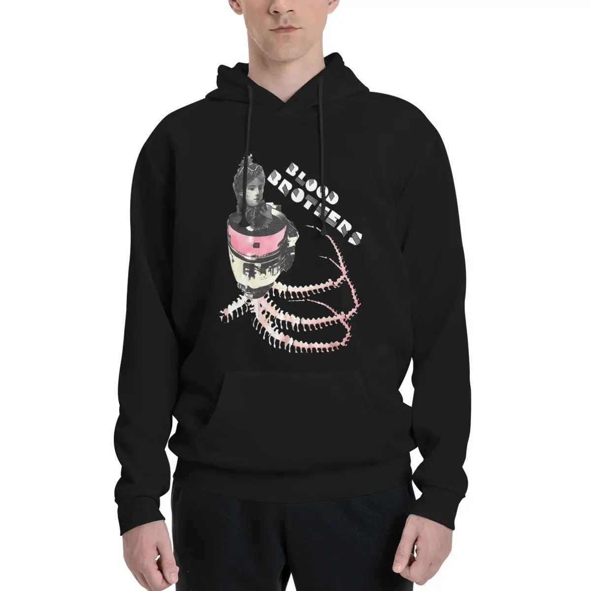 

The Blood Brothers Bone Tentacles Emo Post-Hardcore Hardcore Band Polyester Hoodie Men's sweatershirt Warm Dif Colors Sizes