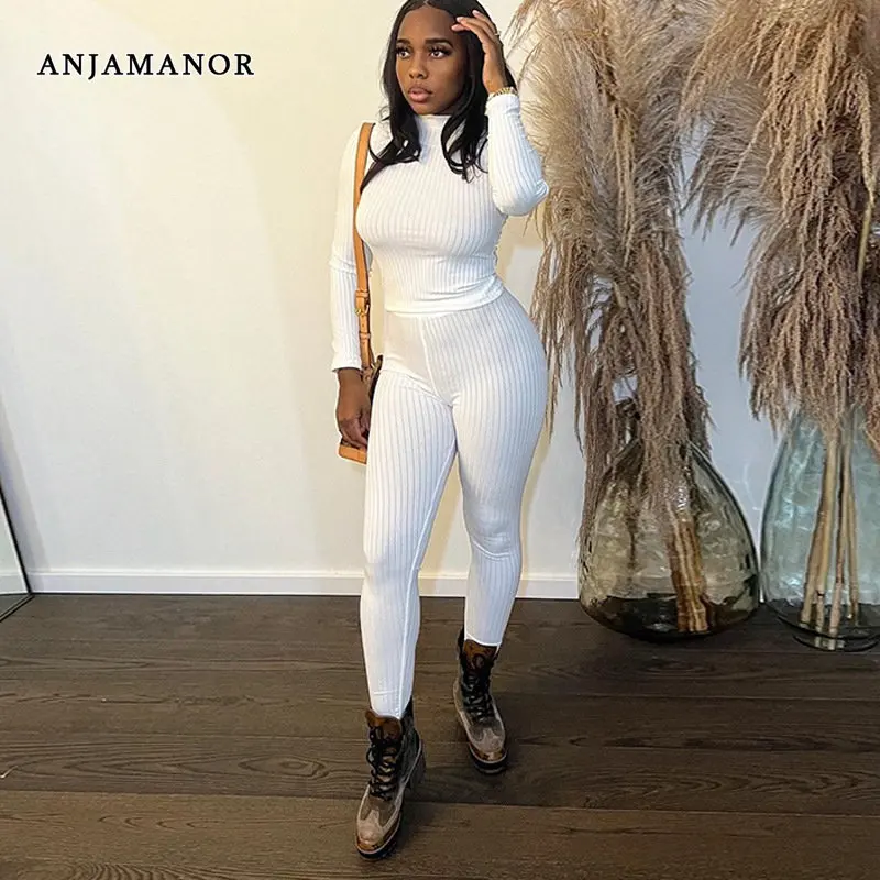 

Спортивный Трикотажный костюм для бега в рубчик, с длинным рукавом