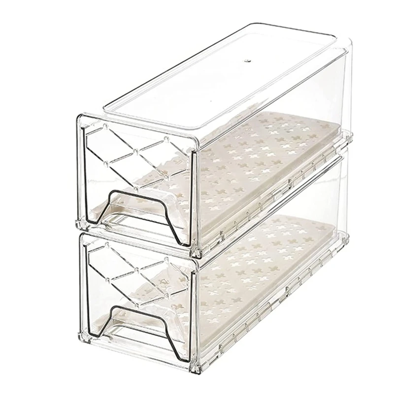 

Food Storage Cabinet Refrigerator Storage Box Refrigerator Pull-Out Drawer Container