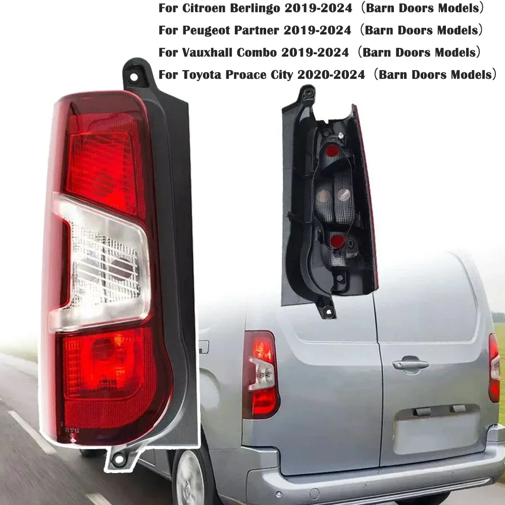 Фото Задний фонарь автомобиля для Peugeot Partner Citroen Berlingo для Vauxhall Combo 19-24, задние фонари 9819235880 9808243182 №1