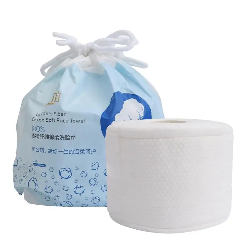 

Disposable Towel Face Tissue Cotton Makeup Disposable Face Towel Remover Cleaning Cloth Dry Wet Tissues Facial Roll Pads