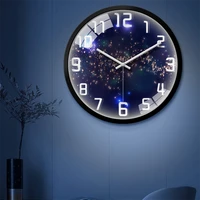 round quartz luminous wall clock modern design classic silent wall clocks kitchen watch wall wandklok large digital wall clock