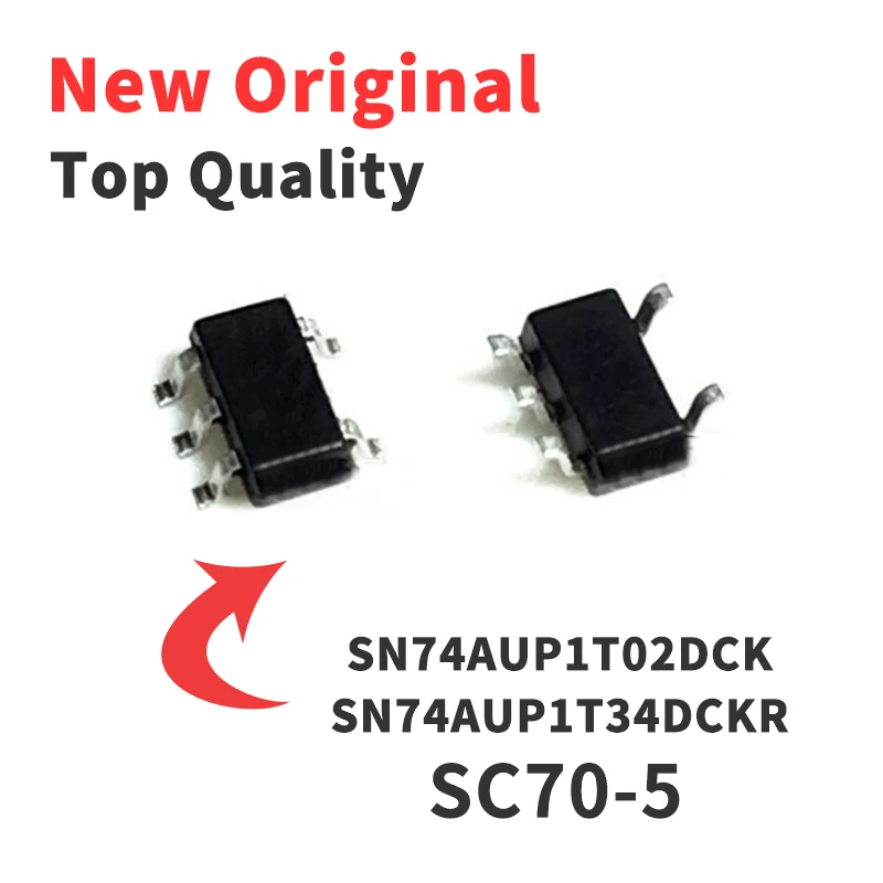 

Интегральная схема SN74AUP1T02DCK SN74AUP1T34DCKR, Шелковый экран 6BF U2E SC70-5 Chip IC, новый оригинальный, 1 шт.