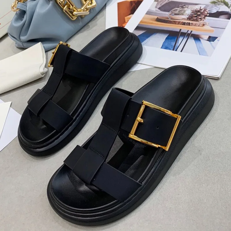 Сандалии мужские дышащие пляжные шлепанцы летняя удобная обувь сланцы