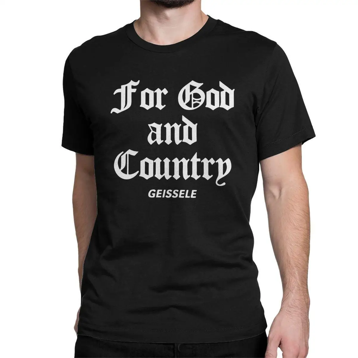 

GBRS Forward Observations Group T-Shirts for Men Round Collar Pure Cotton T Shirts For God And Country Short Sleeve Tee Shirt