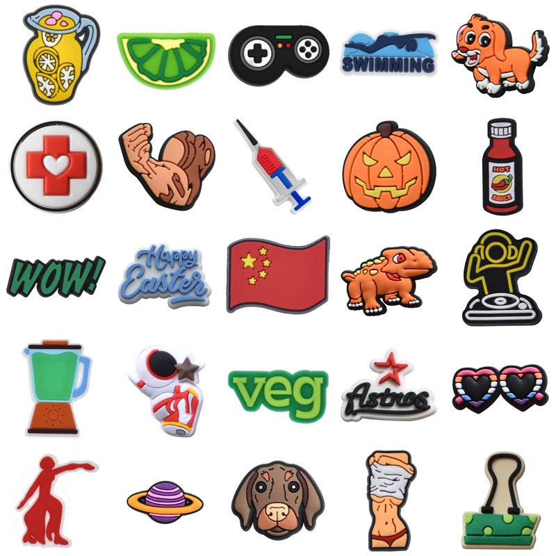 

Women Charm Men Shoe Charms Boy Para Pins Gifts Kids Wholesale Bulk Girl Shoes Accessories Set Jeans Decorations for Crocs Packs