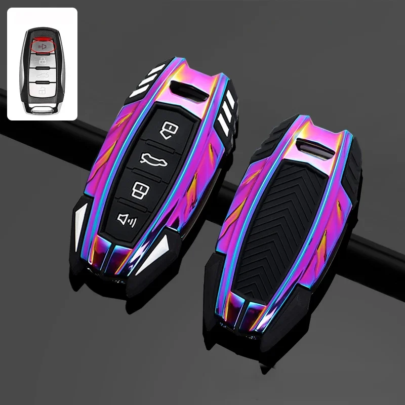 

Чехол для ключей из сплава для Haval F7x H6 2023, аксессуары, чехол для ключей от автомобиля, брелок для Haval Jolion Joico Jollein F7 H6 Jolyon F7H Dargo
