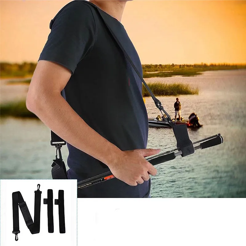 Ремень-держатель для удочки ремень-держатель удочек с резиновыми наплечниками