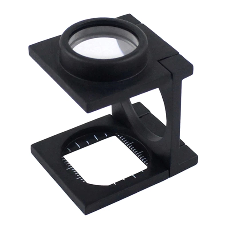 

Portable Metal Magnifier Folding Scale Sewing Magnifying Glass for Textile Coins