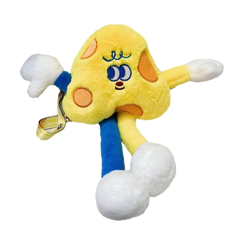 

Bag for Girl Teens Plush Crossbody Bag Cheese Shaped Travel Bags