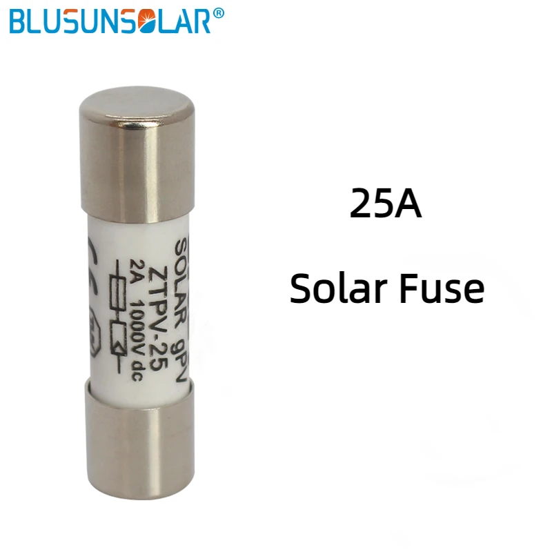 

BLUSUNSOLAR Солнечный разъем IP68 1000В DC с предохранителем 2/3/5/10/12/15/20/30/32A