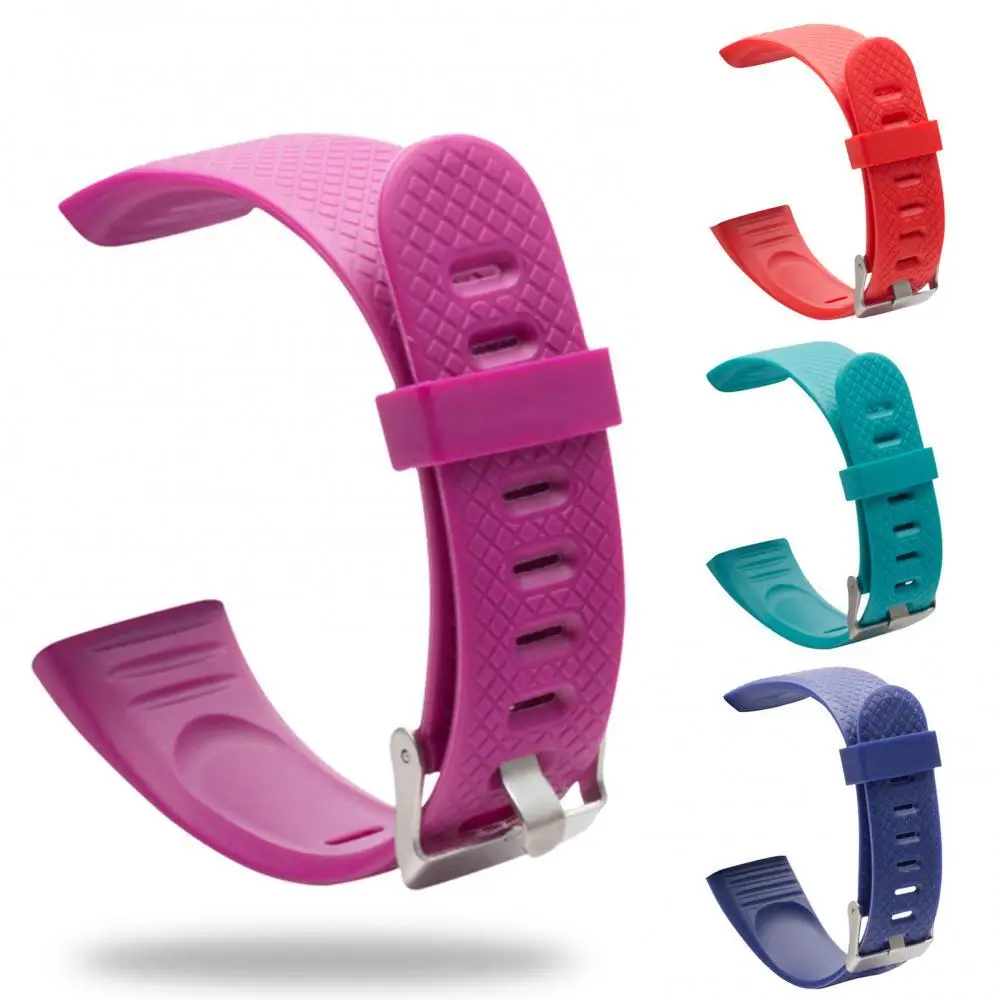 

Soft Silicone Strap TPU Pure Color Smart Watch Wristband Bracelet Strap Replacement Band For 116 Plus/D13/D18 Smart Bracelet