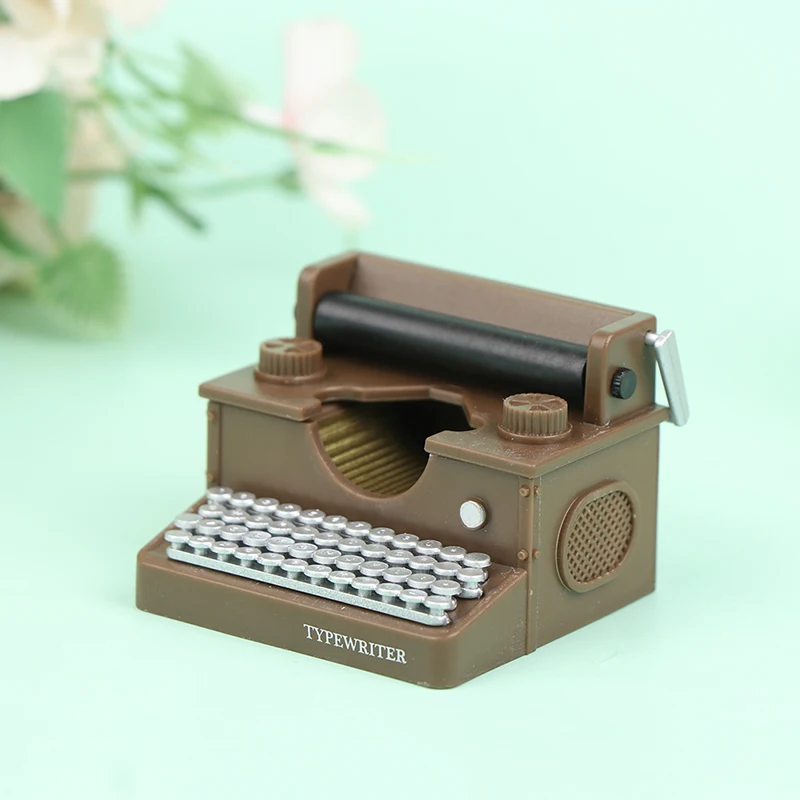 

1: 12 Doll house Mini ornaments simulation typewriter Doll Toy scene props