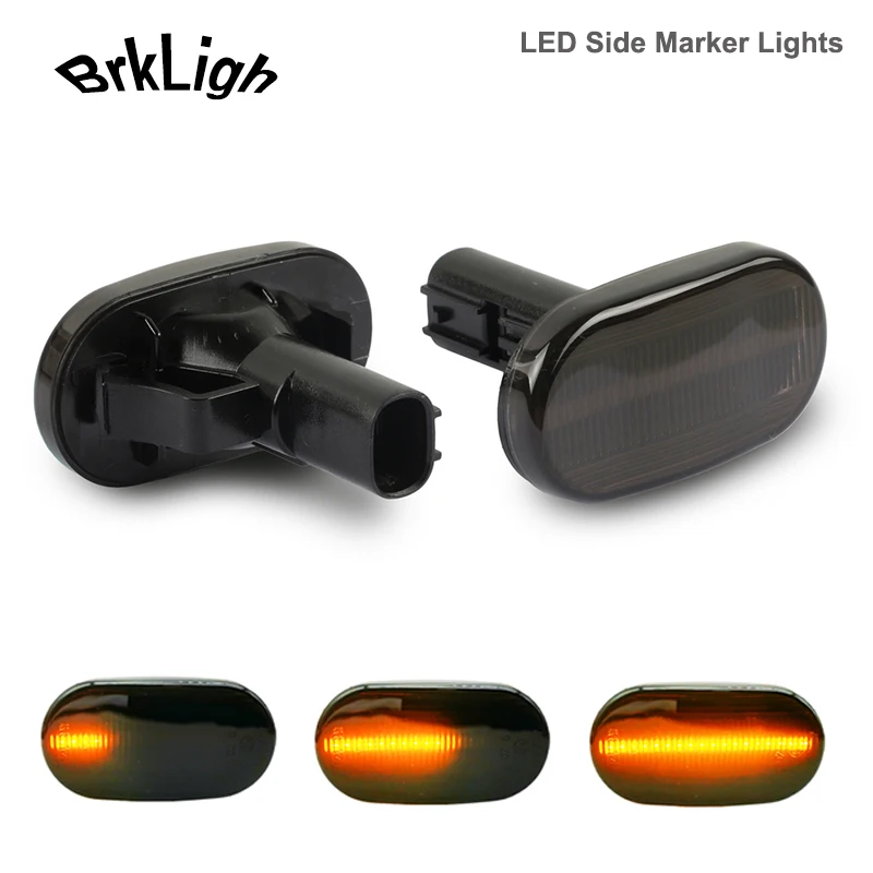 

2Pcs Dynamic LED Side Marker Lights Turn Signal Lamps For Suzuki Jimny Sierra Lapin Carry Truck Mazda AZ Chevrolet Car-Styling