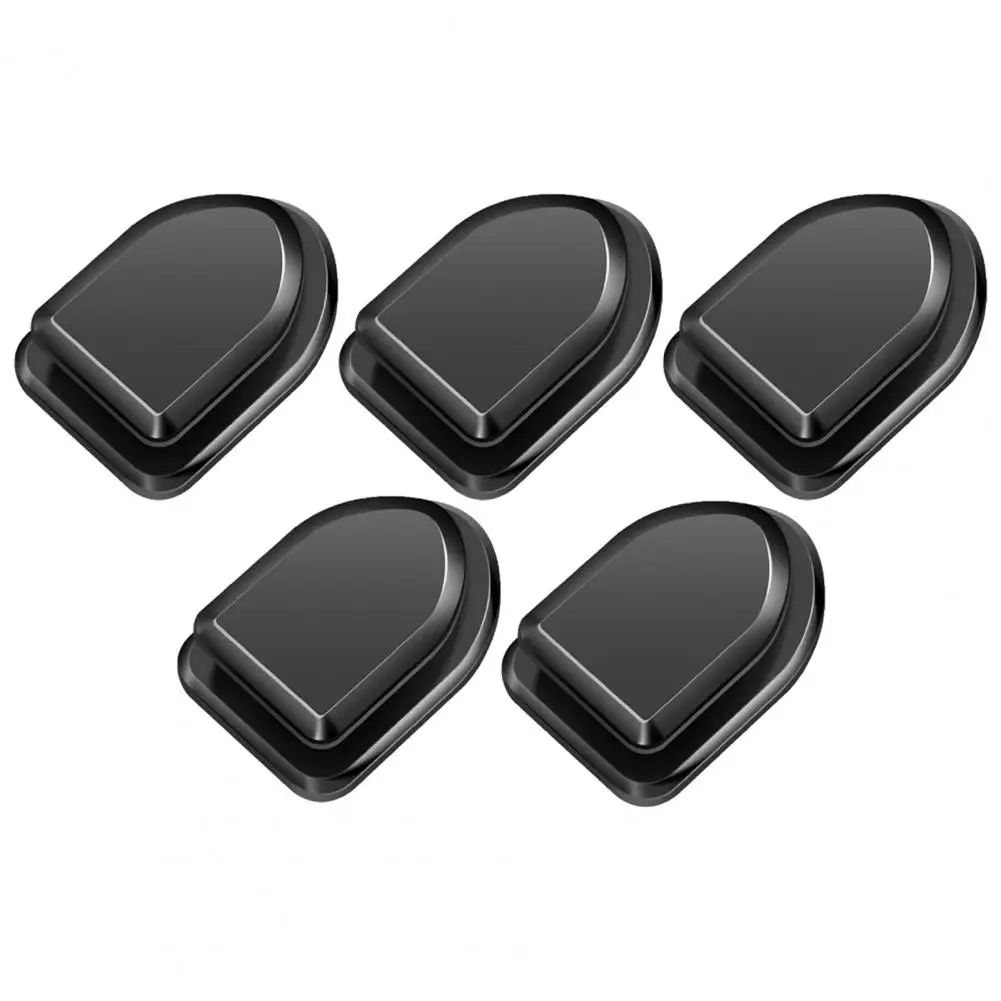

5Pcs Car Hook High Toughness Easy to Install Black Small Key Organizer Hook Clip for Home