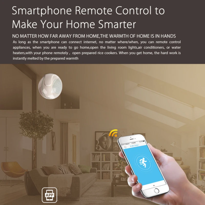 

Multi-device Controlled Burglar Alarm Devices Remote Control Smart Home Work With Smart Life App Pir Motion Sensor Tuya Wifi