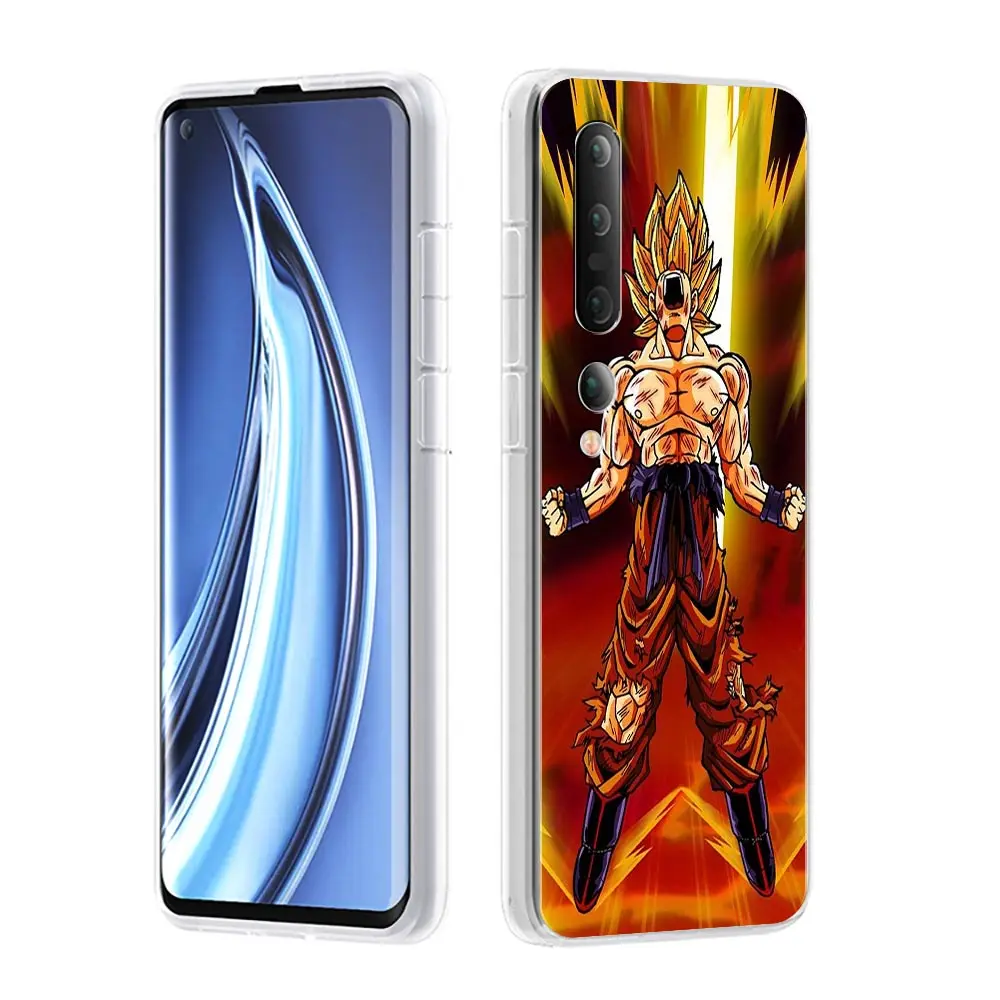 hot sale dragon ball z goku case for xiaomi mi 11 lite 10t pro note 10 lite 9 11t 9 se 12 12x phone cover shell clear soft coque free global shipping