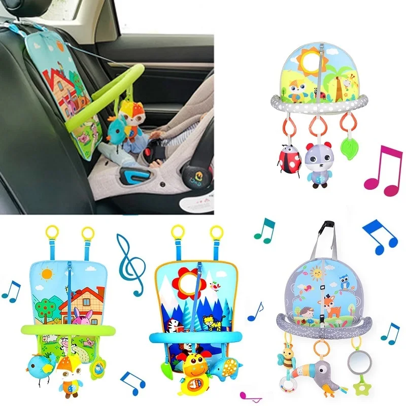 Seat Toys Mirror Infant Activity Center For Car Seat Crib St