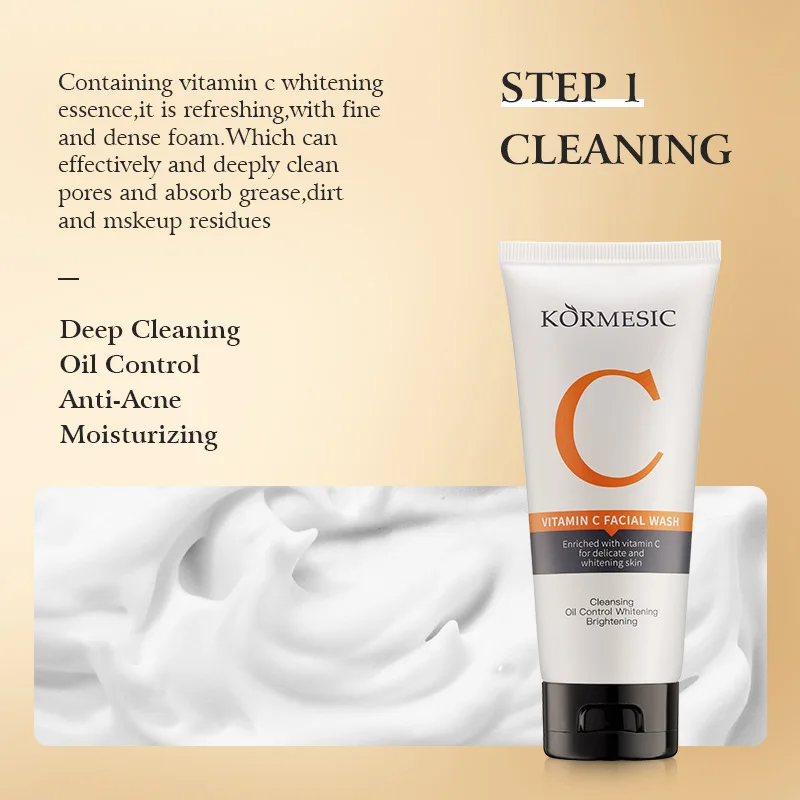 Витамин C уход за кожей Увлажняющая сыворотка VC увлажняющий крем Очищающий тоник
