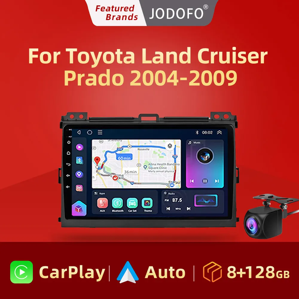 DSP 4G для Toyota Land Cruiser Prado 120 LC120 GPS автомобильный радиоприемник мультимедийный