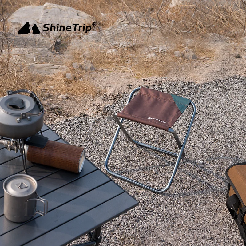 ShineTrip портативный складной стул из алюминиевой ткани 7075 поезд Magza для отдыха