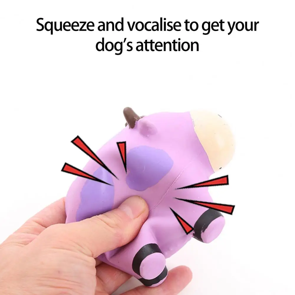 

Squeaky Dog Toy Eco-friendly Dental Care Cartoon Shape Pet Supplies Pet Molar Toy Pet Interactive Toy