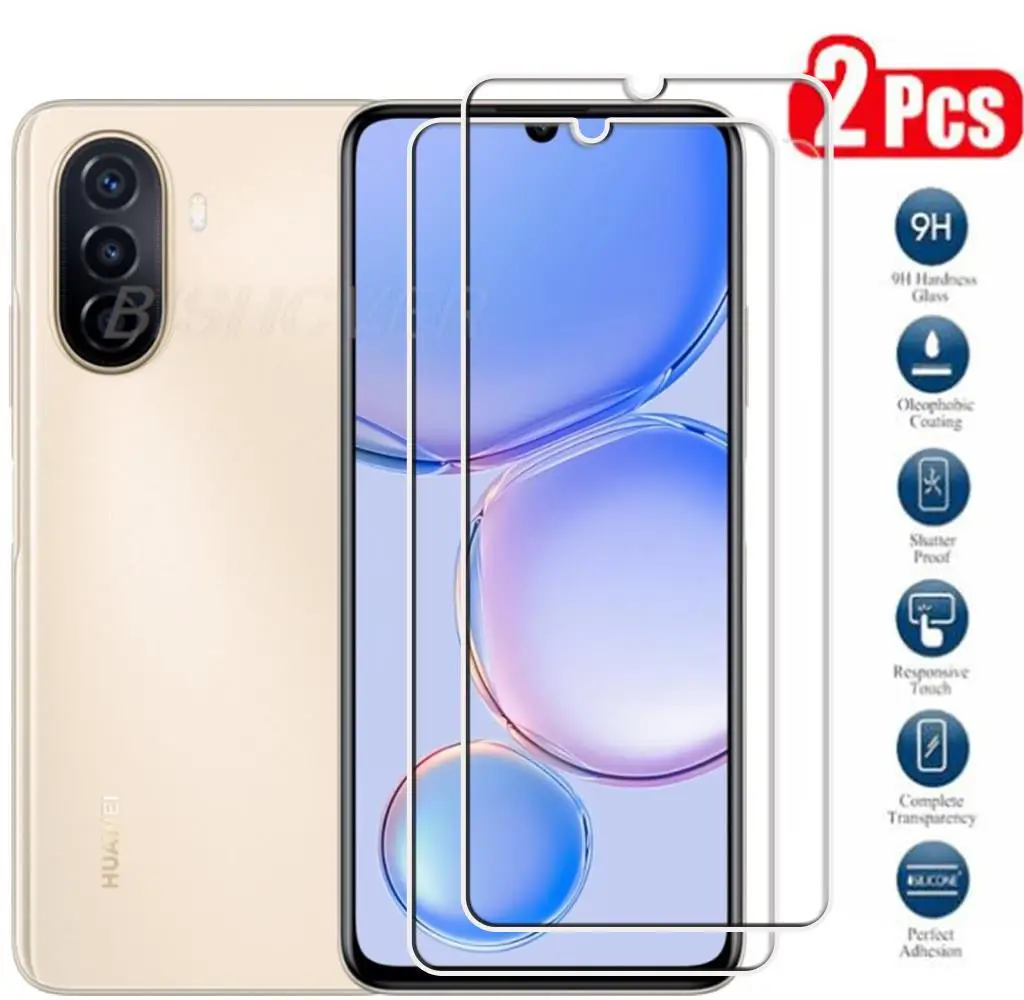 Закаленное стекло для Huawei Nova Y70 Y70Plus, MGA-LX9, Защитная пленка для экрана на Nova Y71, стекло для телефона
