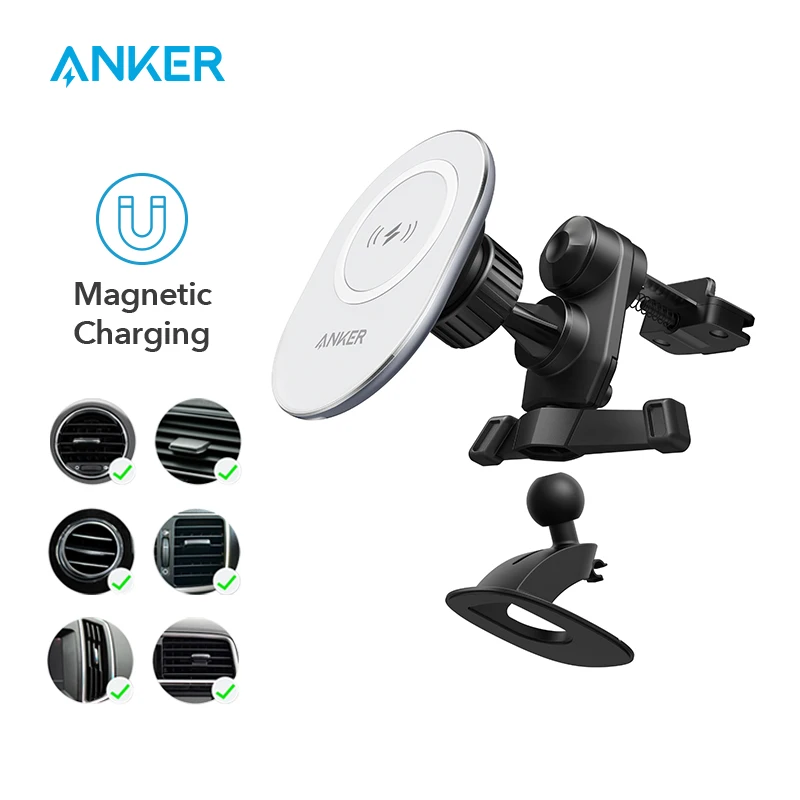 

Автомобильное зарядное устройство для телефона Anker с магнитным креплением USB Type-C зарядное устройство 7,5 Вт для iphone 13/12 pro max 4 фута