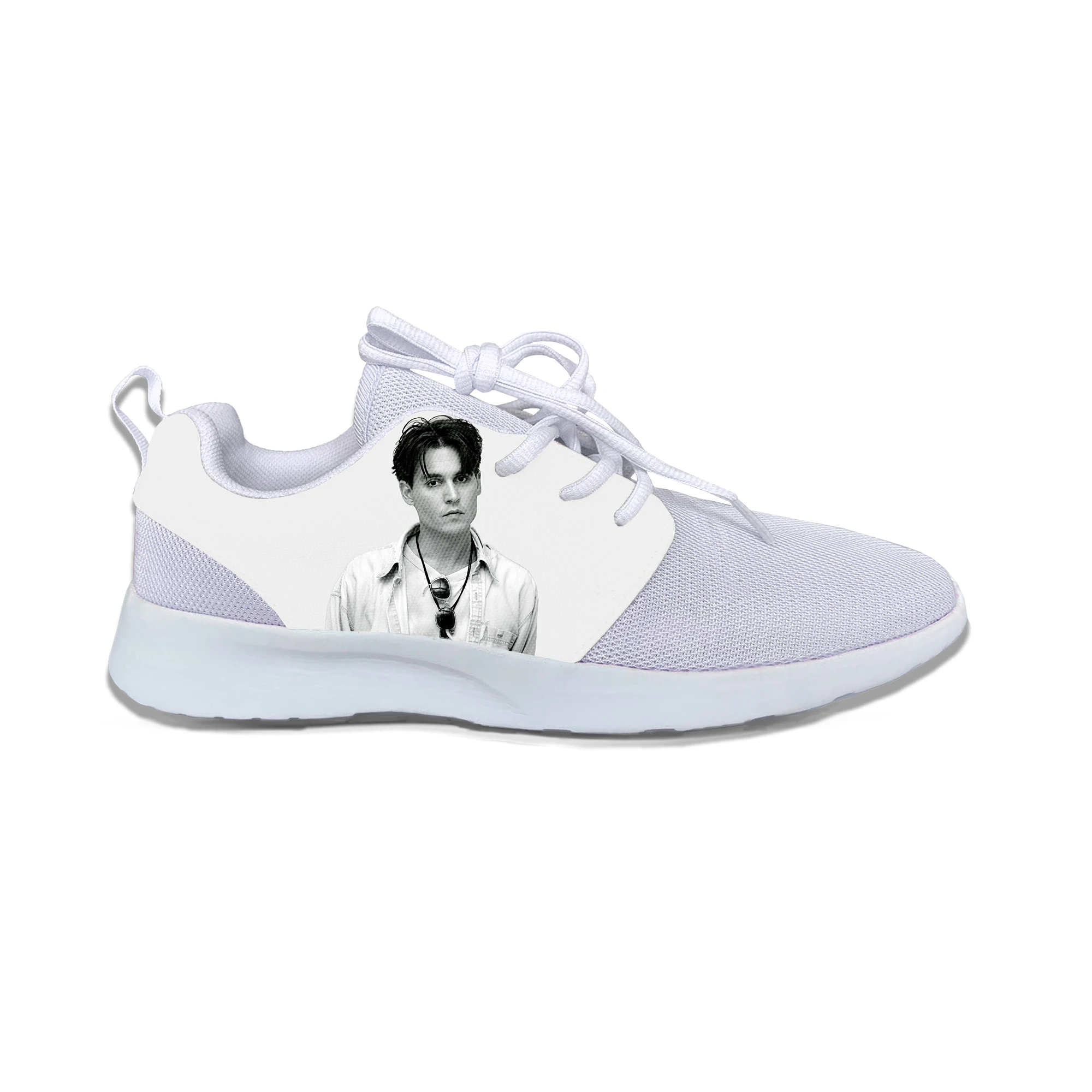 

Hot Cool Fashion Pop Funny New Summer High Quality Sneakers Handiness Casual Shoes Men Women Johnny Depp Running Shoes Sneakers