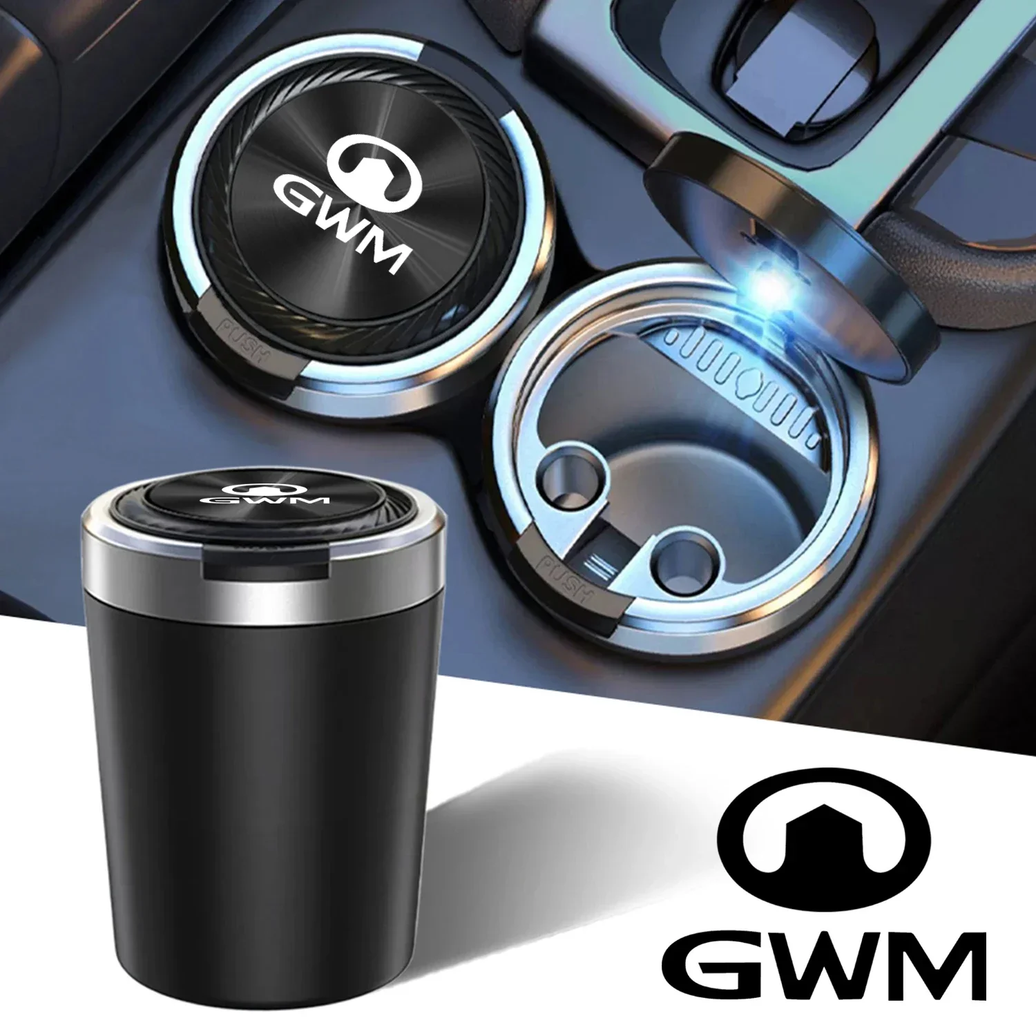 car cenicero ashtray texture accessoires for GWM Great Wall POER m4 steed h5 jims tang 300 range