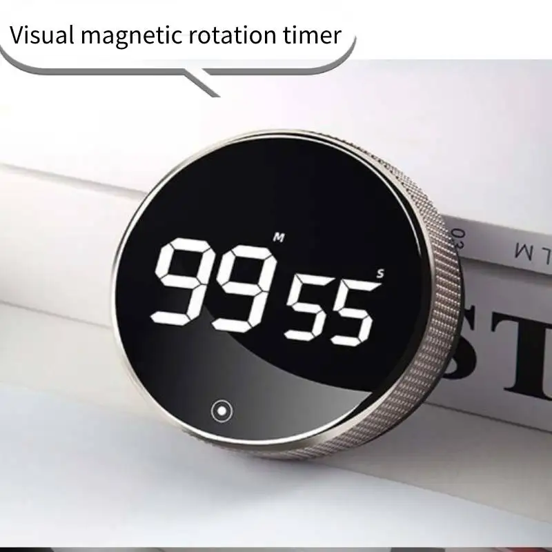 

Upgrade Visual Magnetic Suction Douche Timer Stopwatch Positive and Negative Timing Countdown Ringtone Reminder Kitchen Cooking