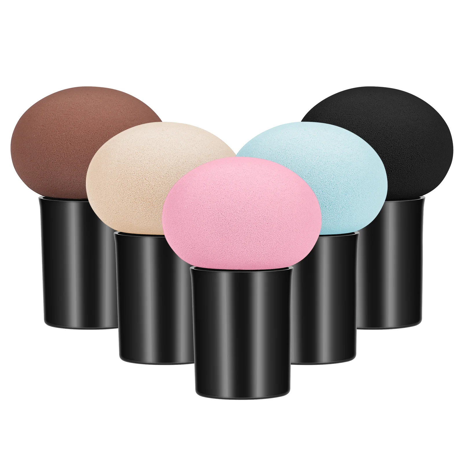 

5pcs Blending Mushroom Head Facial Makeup Sponge Foundation Applicator Foundation Sponge for Cosmetics Powder Concealer