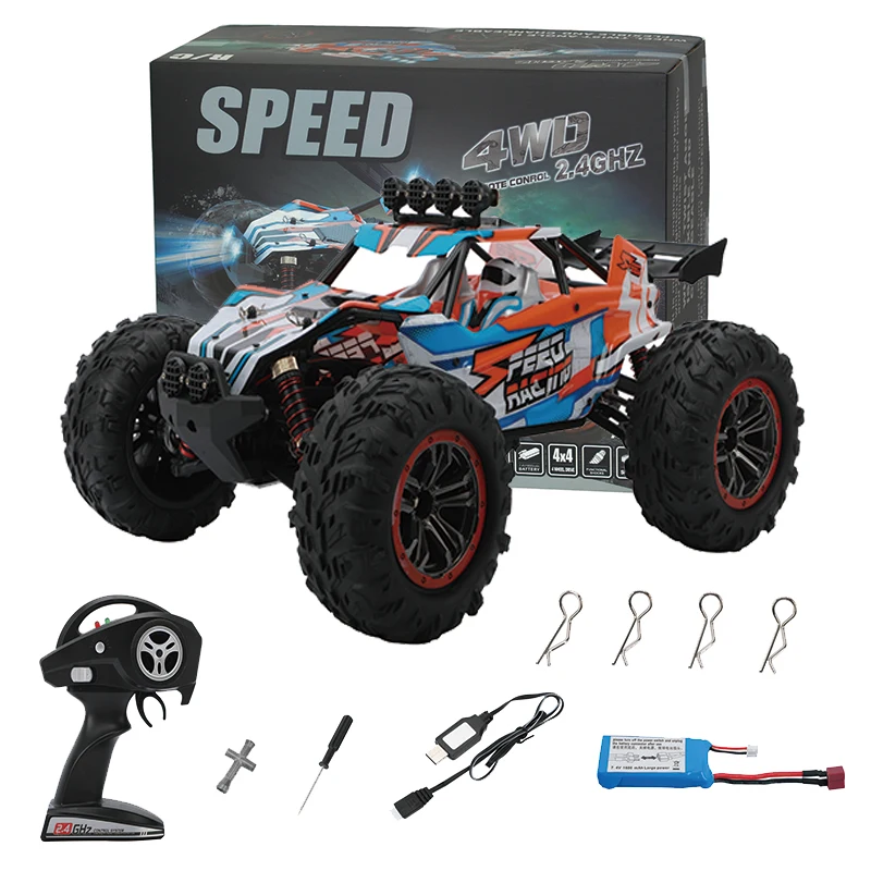 

New Arrival X05 Racing Car 1/10 Brushless High Speed 50km/h Remote Control RC Car Dessert Truck Vehicle Models Toys