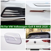 front fog light lamp door handle rear window wiper cover trim exterior accessories for vw volkswagen golf 8 mk8 2020 2022