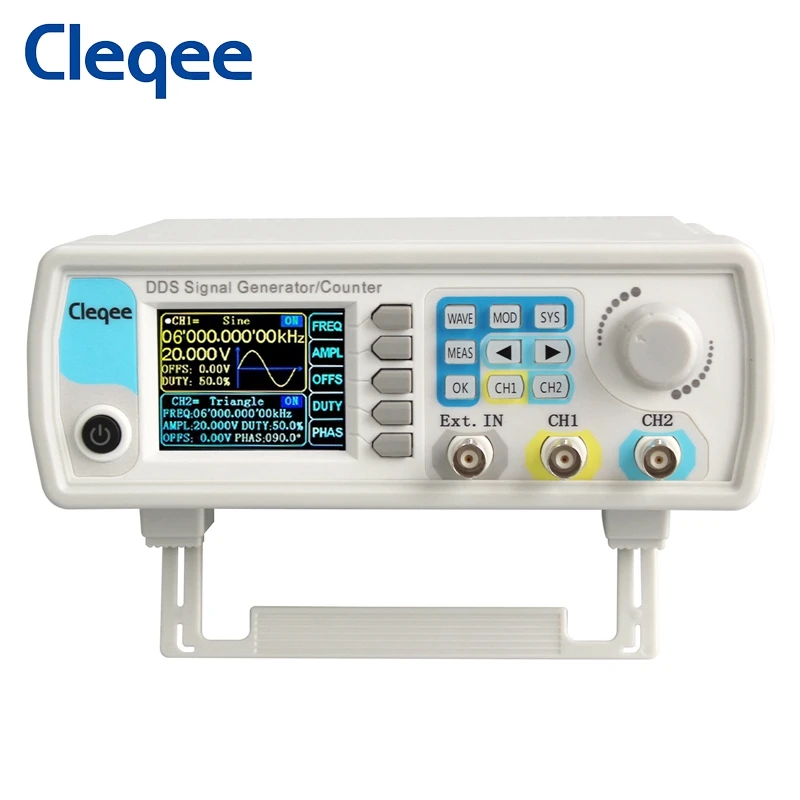 Двухканальный генератор сигналов произвольной формы Cleqee JDS6600 15 МГц ~ 60 Функция DDS