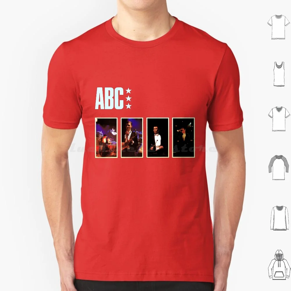 Abc T Shirt Big Size 100% Cotton Abc Look Love 80S Music Album Record Vinyl Single Artist Band
