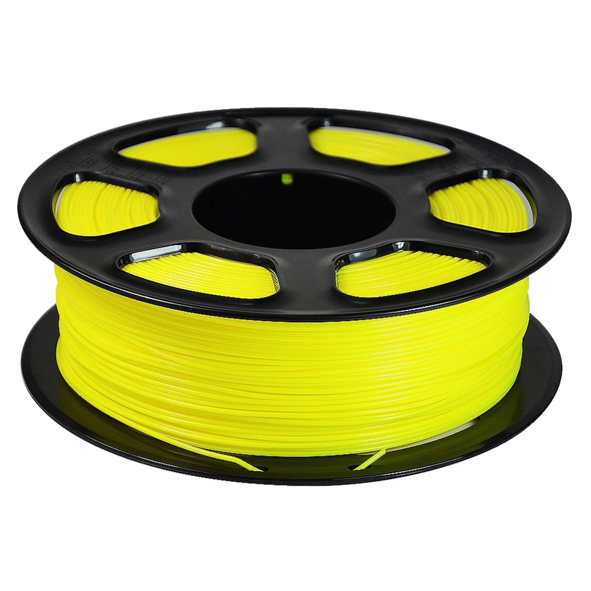 

PLA 3D Printer Filament, Neatly Wound PLA Filament 1.75mm Fit Most FDM 3D Printers,1KG Spool PLA Filament Yellow