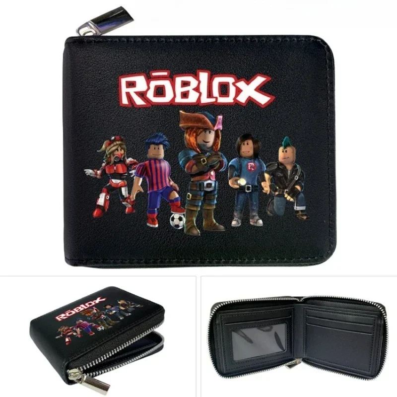 Кошелек Roblox с принтом игровых персонажей, держатель для карт, короткий складной кожаный кошелек для хранения монет (art.: 3920db97dec9d) - 3920db97dec9d