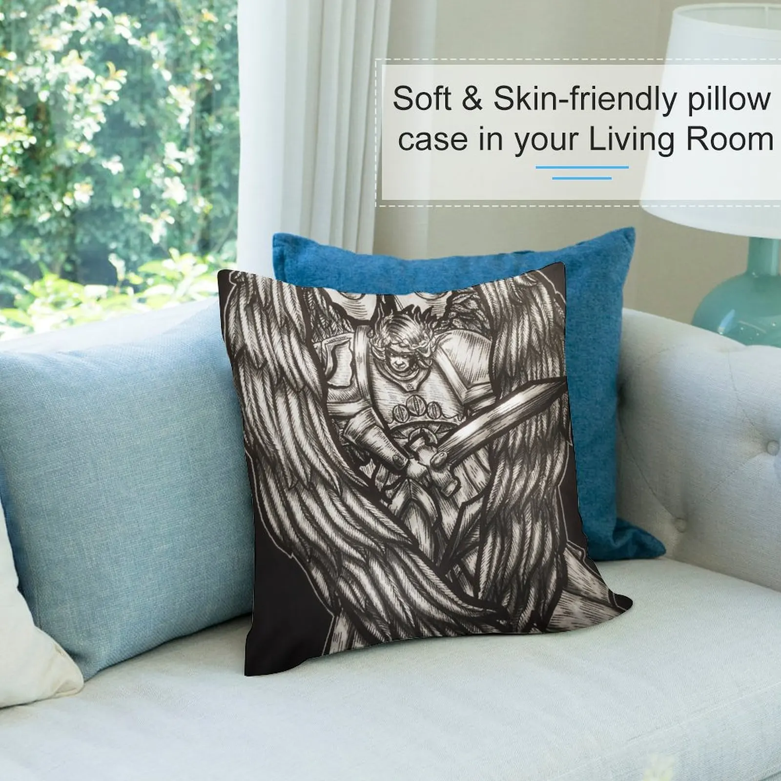 Портрет кровавой декоративной подушки Рождественская подушка