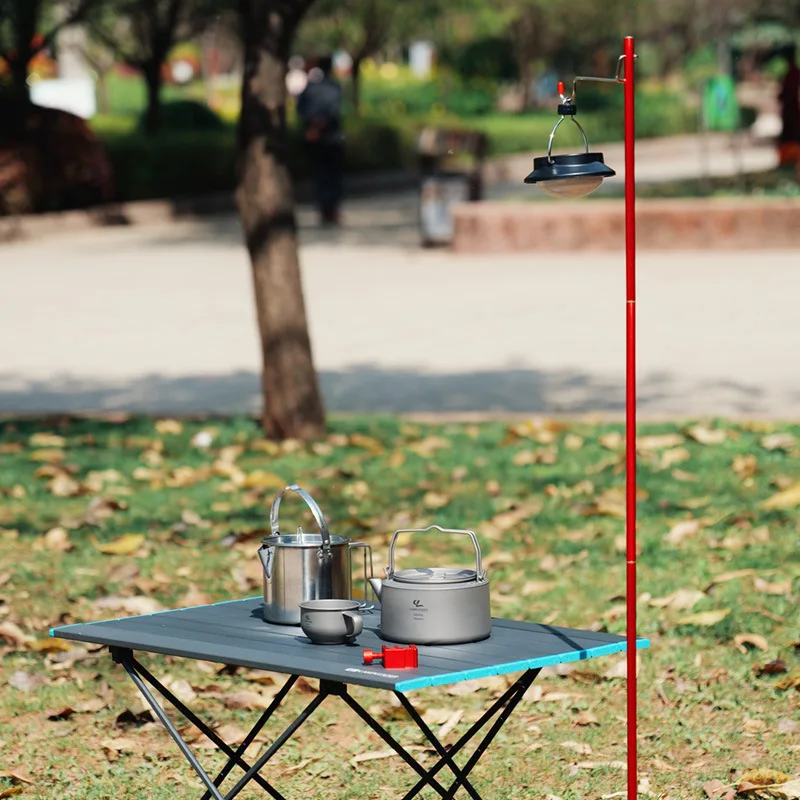 

Outdoor Aluminum Alloy Light Frame Camping Foldable Portable Light Hanging Lighting Pole Camping Lamp Desktop Bracket Pole