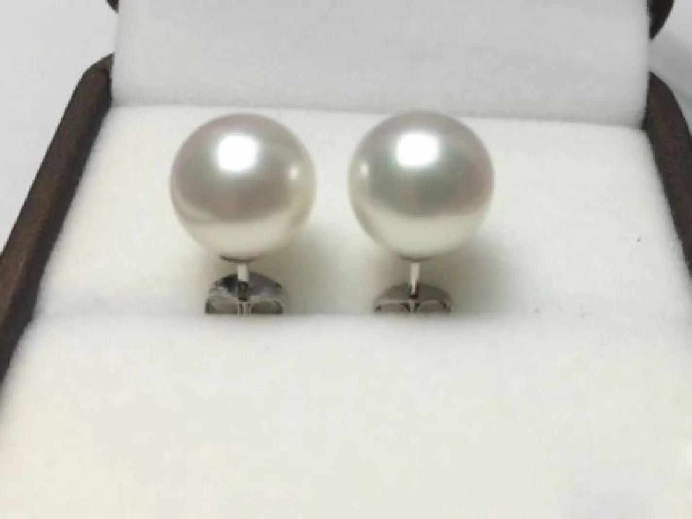 

jewerly Selling NEW PERFECT Round 7-8 MM AAA+ WHITE AKOYA PEARLS EARRING free shipping