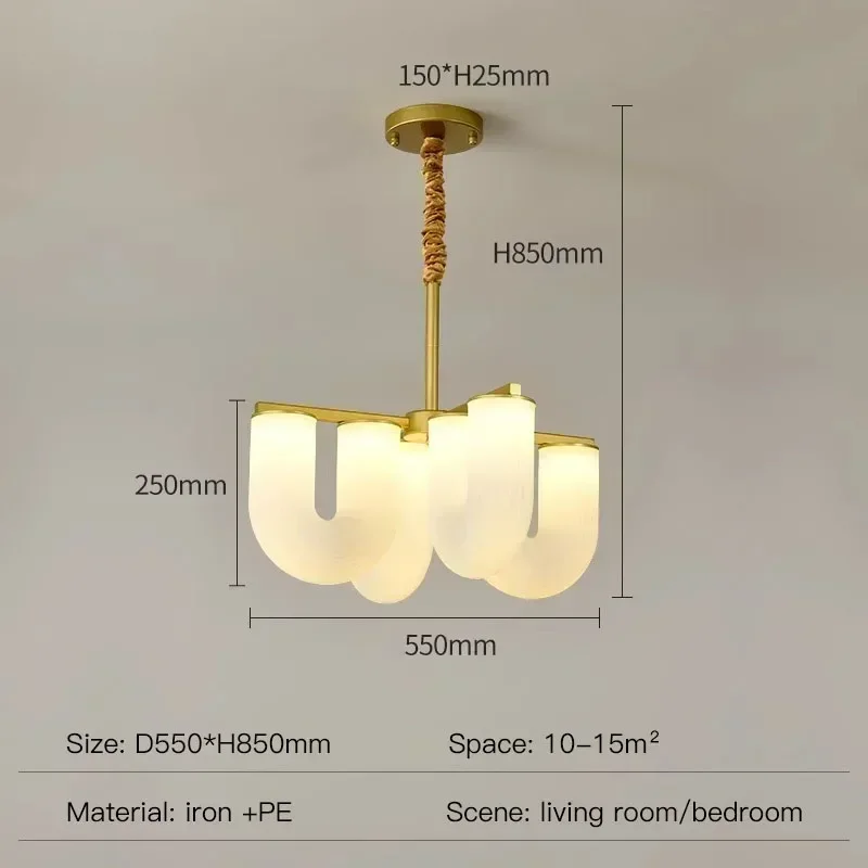 

Люстра Luk Star, вращающаяся LED, современная