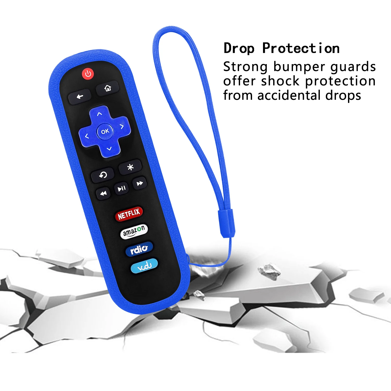 Защитная оболочка для TCL Roku 3600R RC280 с дистанционным управлением безопасная кожи