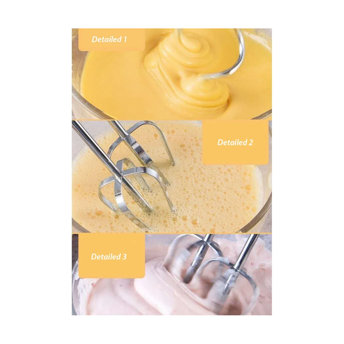 

Stand Food Mixers Electric Food Blender Desktop Egg Whisk Cream Cake Dough Kneader US Plug